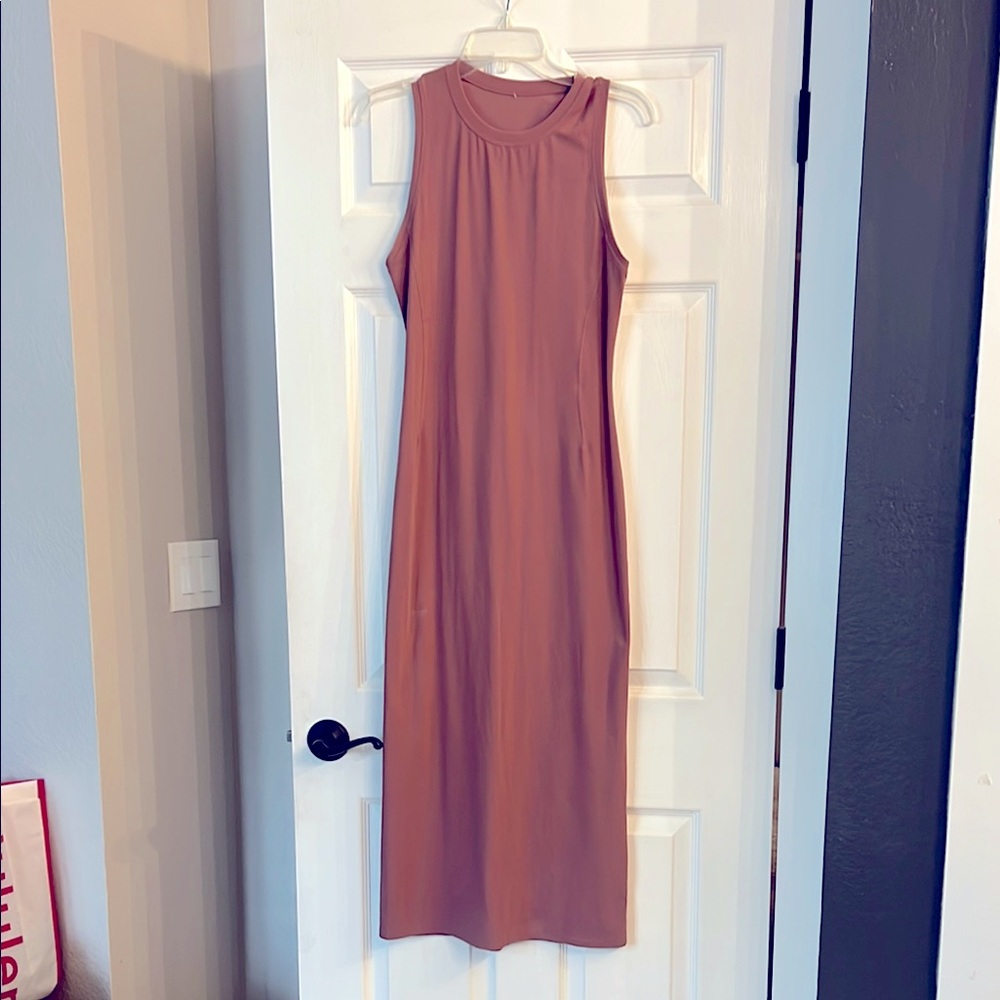 lululemon athletica Midi Dress in Rust